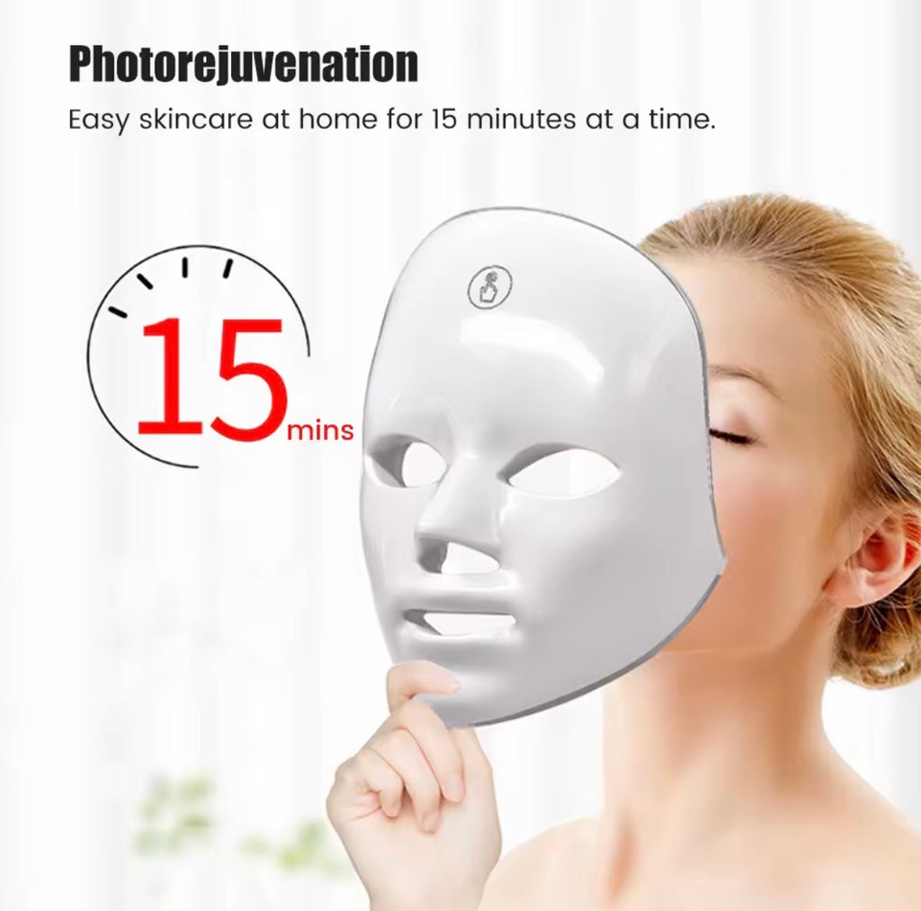 Red Light Therapy Face Mask 7-Colour Mode's